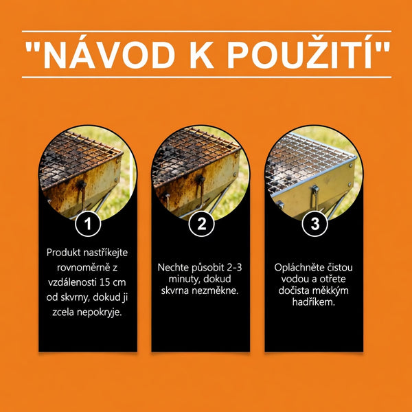 Silný čistič grilu a trouby ISTRA